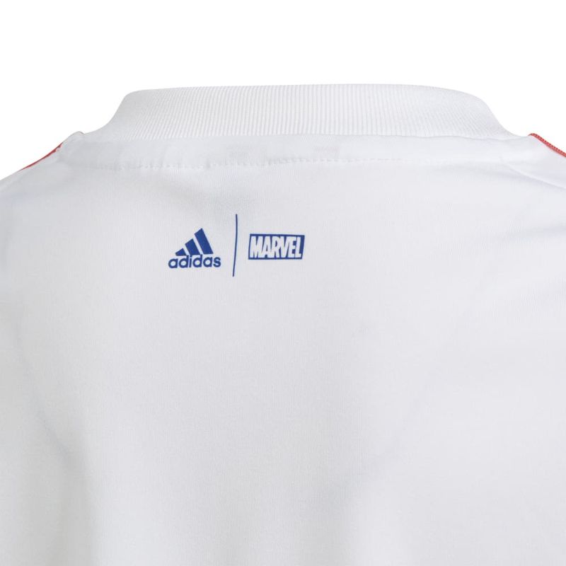 Camiseta-Manga-Corta-adidas-para-niño-Lk-Mrvl-Av-T-para-moda-color-blanco.-Detalle-3