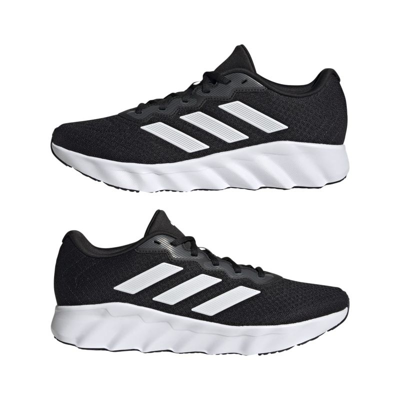 Tenis-adidas-para-hombre-Adidas-Switch-Move-para-correr-color-negro.-Par-Alineados