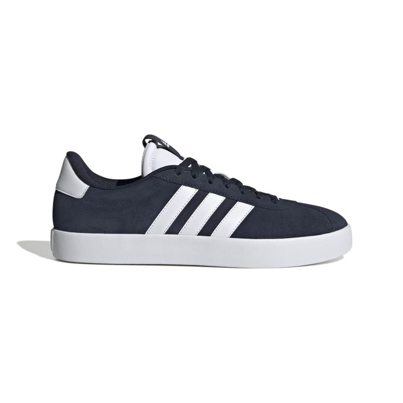 Tenis-adidas-para-hombre-Vl-Court-3.0-para-moda-color-azul.-Lateral-Externa-Derecha