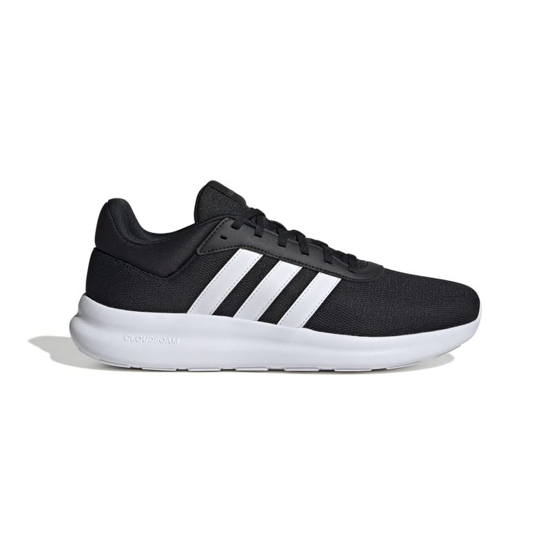 Tenis-adidas-para-hombre-Lite-Racer-4.0-para-moda-color-negro.-Lateral-Externa-Derecha