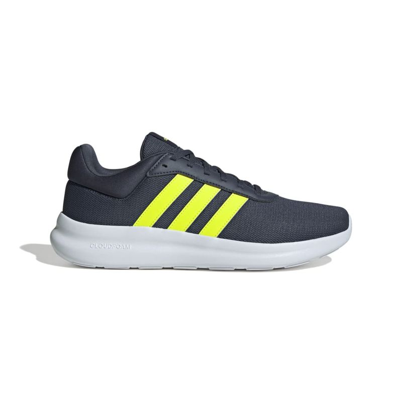 Tenis-adidas-para-hombre-Lite-Racer-4.0-para-moda-color-azul.-Lateral-Externa-Derecha
