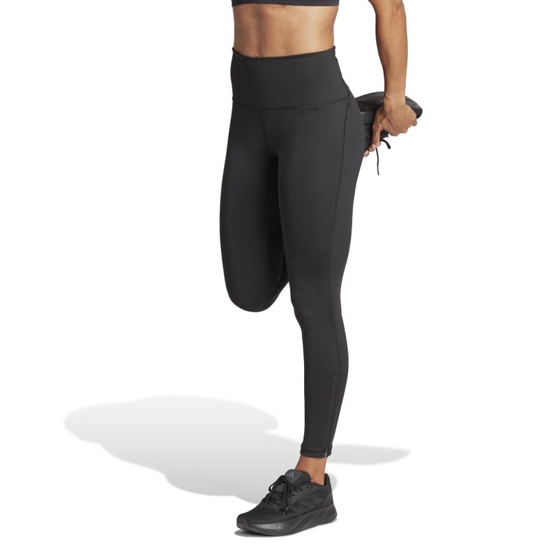Licra-adidas-para-mujer-Adizero-E-1-1-L-para-correr-color-negro.-Frente-Sobre-Modelo