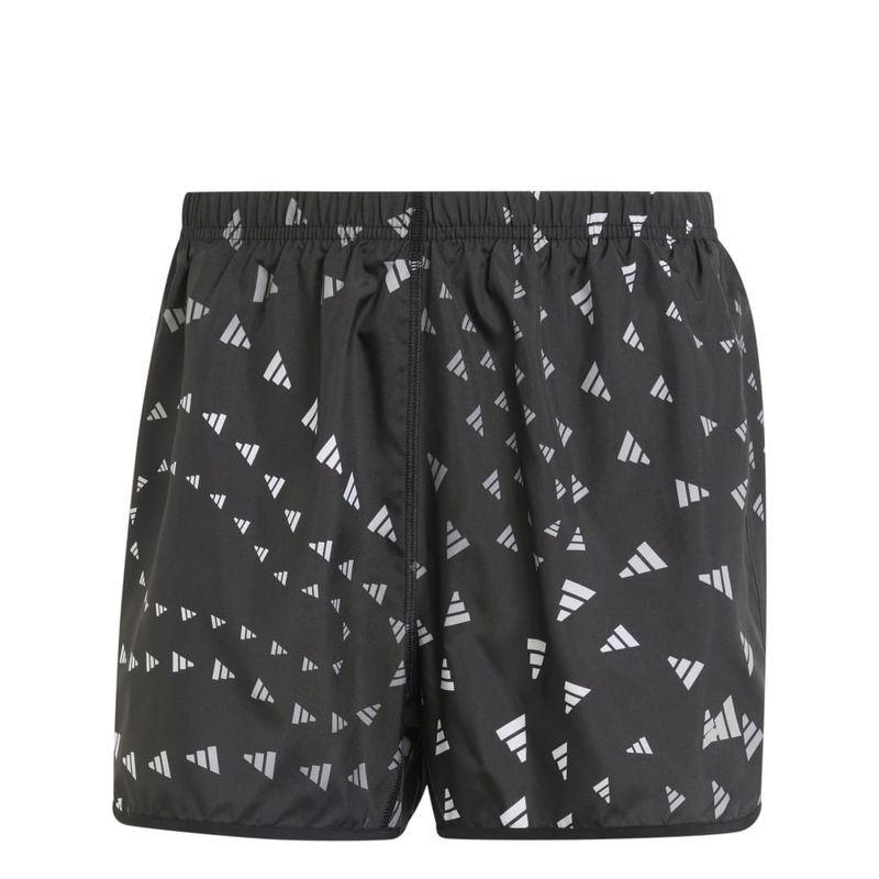 Pantaloneta-adidas-para-mujer-Run-It-Bl-Sho-para-correr-color-negro.-Frente-Sin-Modelo