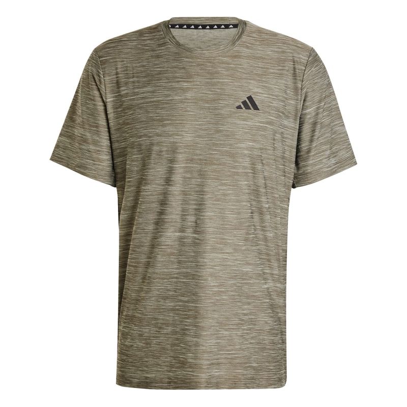 Camiseta-Manga-Corta-adidas-para-hombre-Tr-Es-Stretch-T-para-entrenamiento-color-verde.-Frente-Sin-Modelo