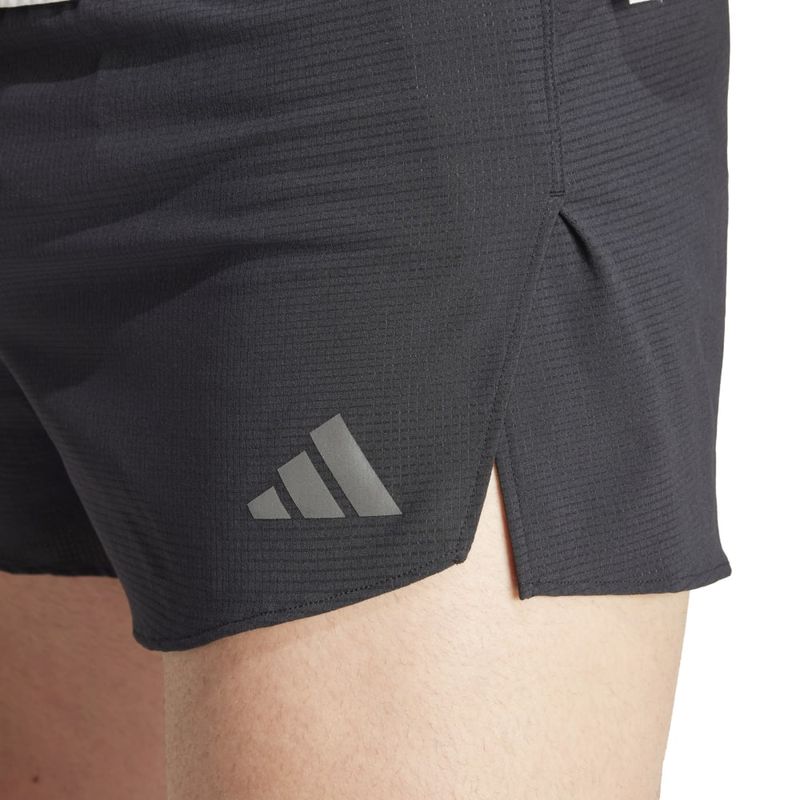Pantaloneta-adidas-para-hombre-Adizero-Gel-Sho-para-correr-color-negro.-Detalle-3