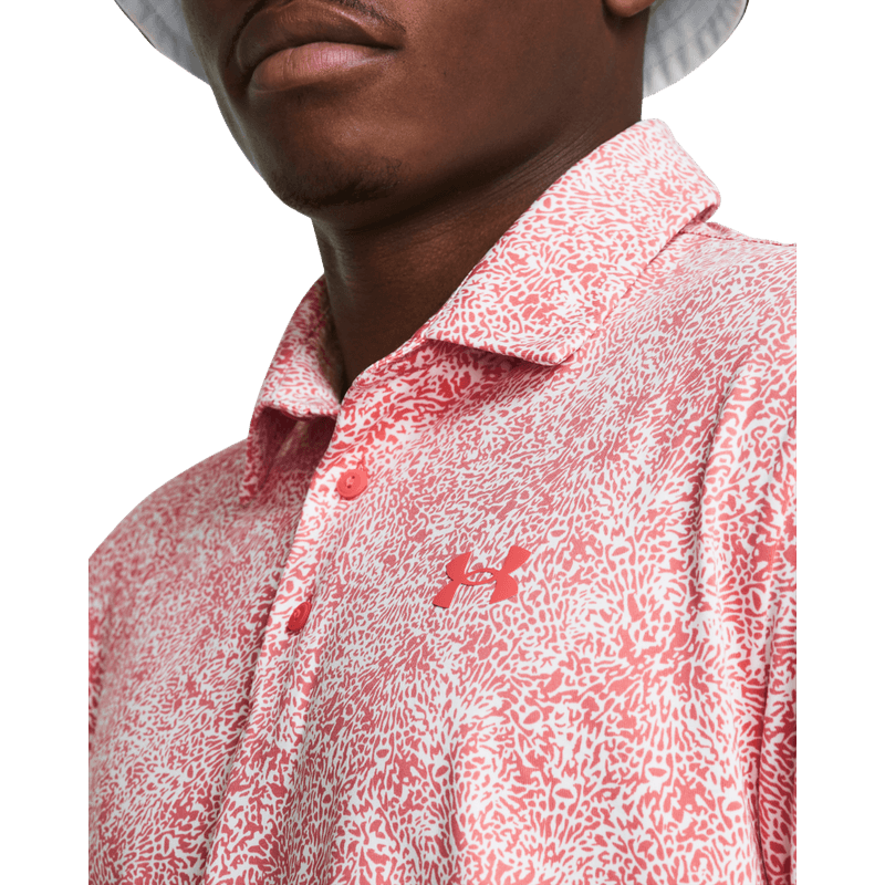 Polo-under-armour-para-hombre-Ua-Playoff-3.0-Printed-Polo-para-golf-color-naranja.-Cuello
