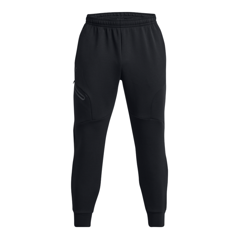 Pantalon-under-armour-para-hombre-Ua-Unstoppable-Flc-Joggers-para-entrenamiento-color-negro.-Frente-Sin-Modelo