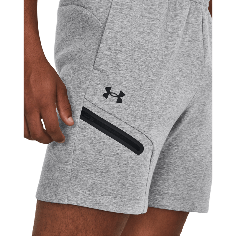 Pantaloneta-under-armour-para-hombre-Ua-Unstoppable-Flc-Shorts-para-entrenamiento-color-gris.-Bolsillo