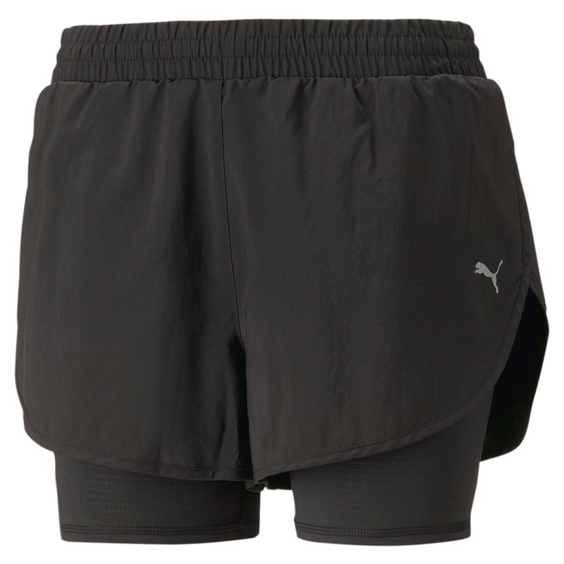 Pantaloneta-puma-para-mujer-Run-Favorite-Woven-2In1-3-Short-W-para-correr-color-negro.-Frente-Sin-Modelo