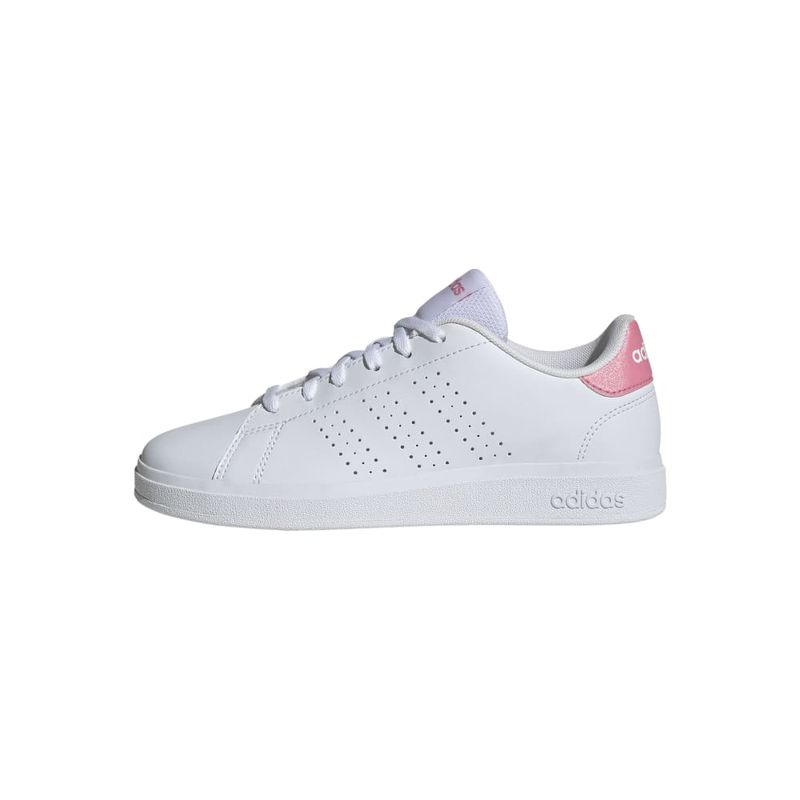 Tenis-adidas-para-niño-Advantage-Base-2.0-para-moda-color-blanco.-Lateral-Interna-Izquierda