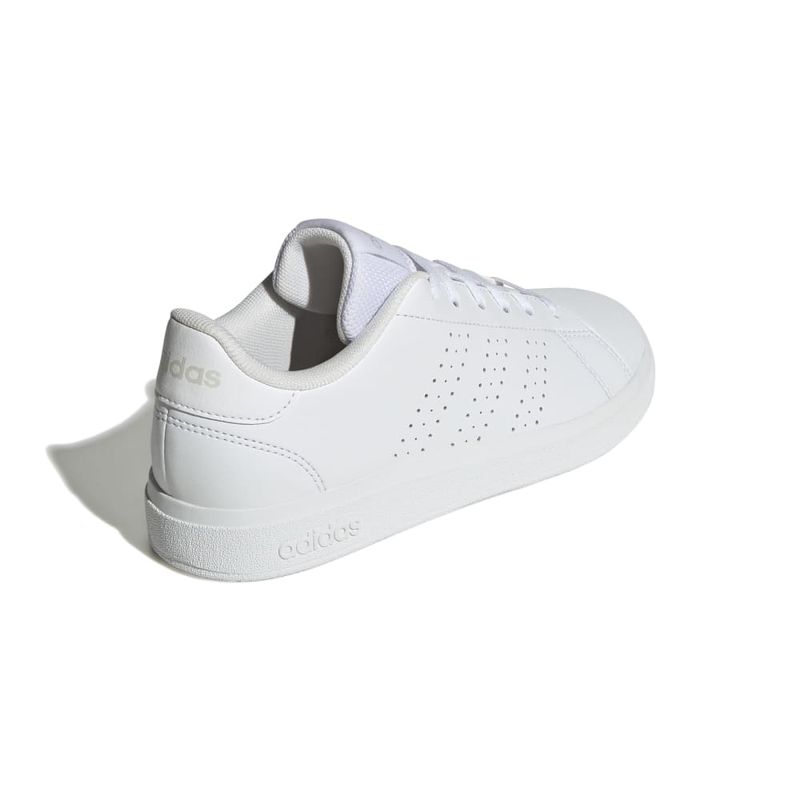 Tenis-adidas-para-niño-Advantage-Base-2.0-para-moda-color-blanco.-Talon