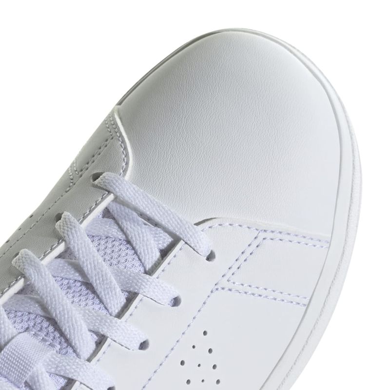 Tenis-adidas-para-niño-Advantage-Base-2.0-para-moda-color-blanco.-Detalle-2