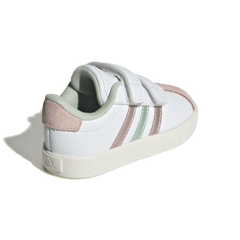Tenis-adidas-para-niño-Vl-Court-3.0-Cf-I-para-moda-color-blanco.-Talon