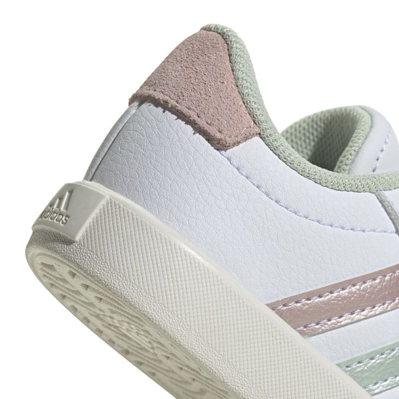 Tenis-adidas-para-niño-Vl-Court-3.0-Cf-I-para-moda-color-blanco.-Detalle-2