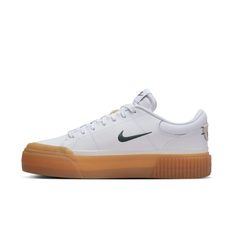 Tenis-nike-para-mujer-Wmns-Court-Legacy-Lift-para-moda-color-blanco.-Lateral-Interna-Derecha
