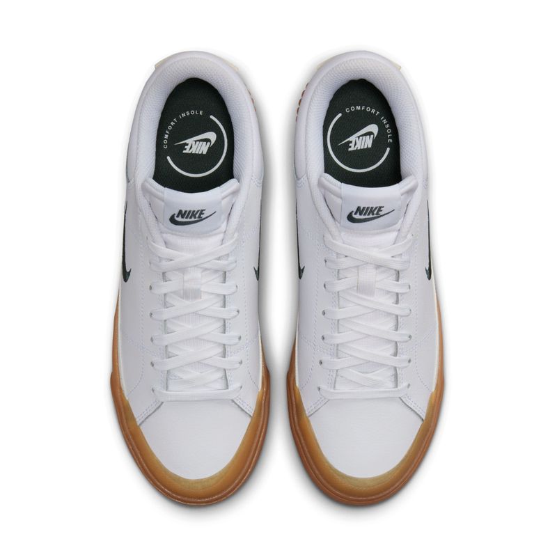 Tenis-nike-para-mujer-Wmns-Court-Legacy-Lift-para-moda-color-blanco.-Capellada