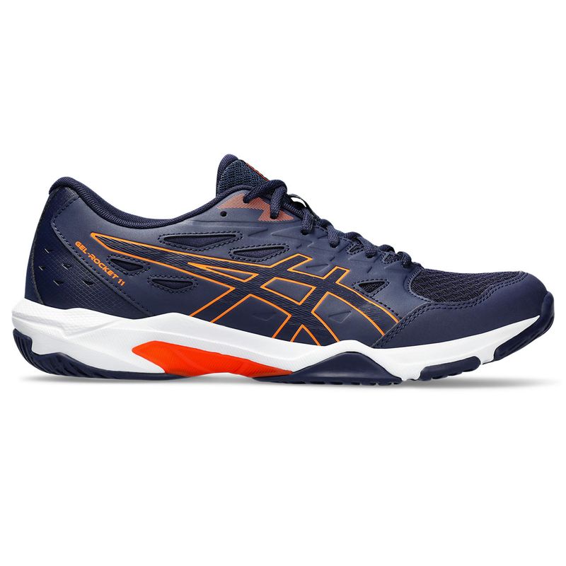 Tenis-asics-para-hombre-Gel-Rocket-11-para-indoor-color-azul.-Lateral-Externa-Derecha
