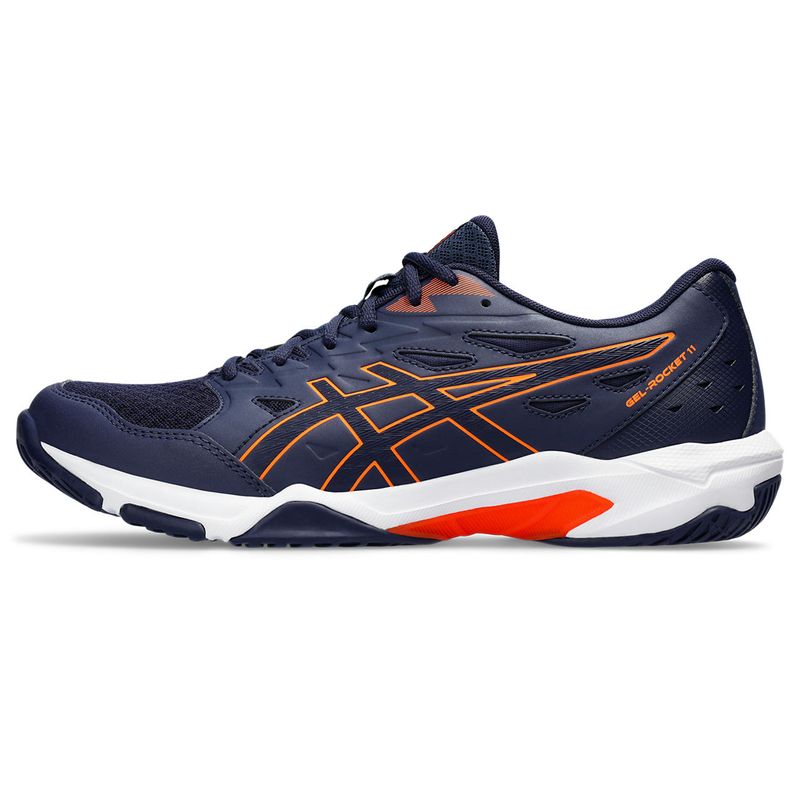 Tenis-asics-para-hombre-Gel-Rocket-11-para-indoor-color-azul.-Lateral-Externa-Derecha