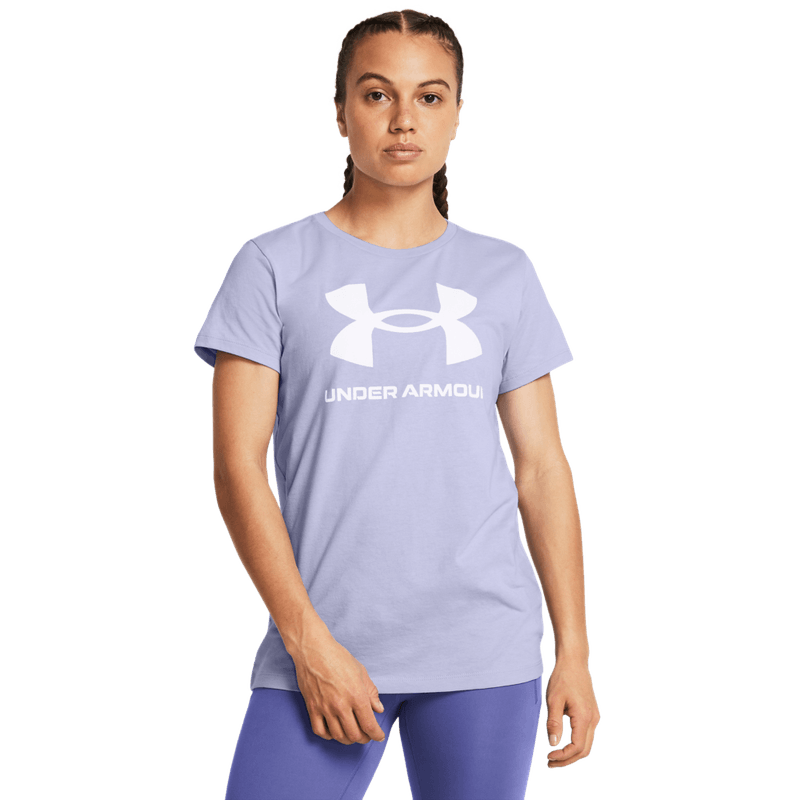 Under Armour Ua W Sportstyle Logo Ss Camiseta Morado De Mujer Para Entrenamiento Referencia 1356305 539 prochampions