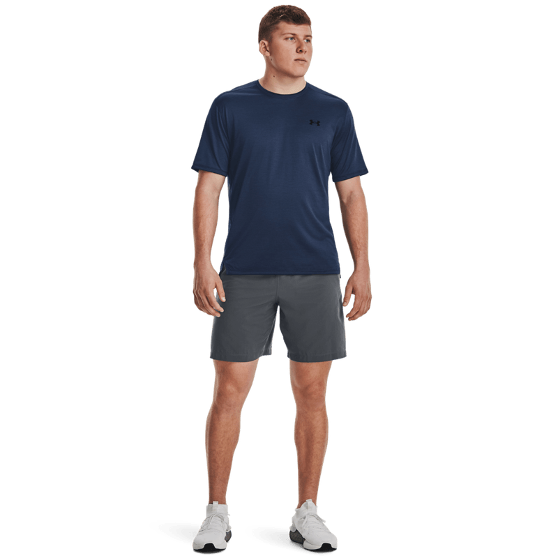 Camiseta-Manga-Corta-under-armour-para-hombre-Ua-Tech-Vent-Ss-para-entrenamiento-color-azul.-Outfit-Completo