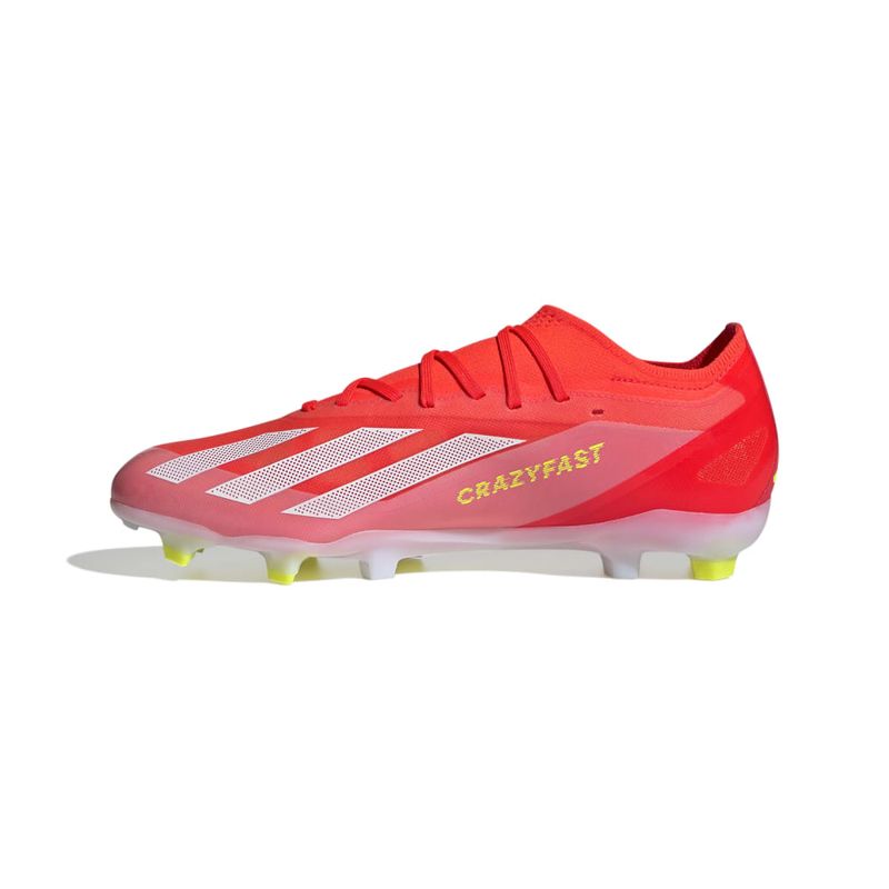 Guayos-adidas-para-hombre-X-Crazyfast-Pro-Fg-para-futbol-color-rojo.-Lateral-Interna-Izquierda