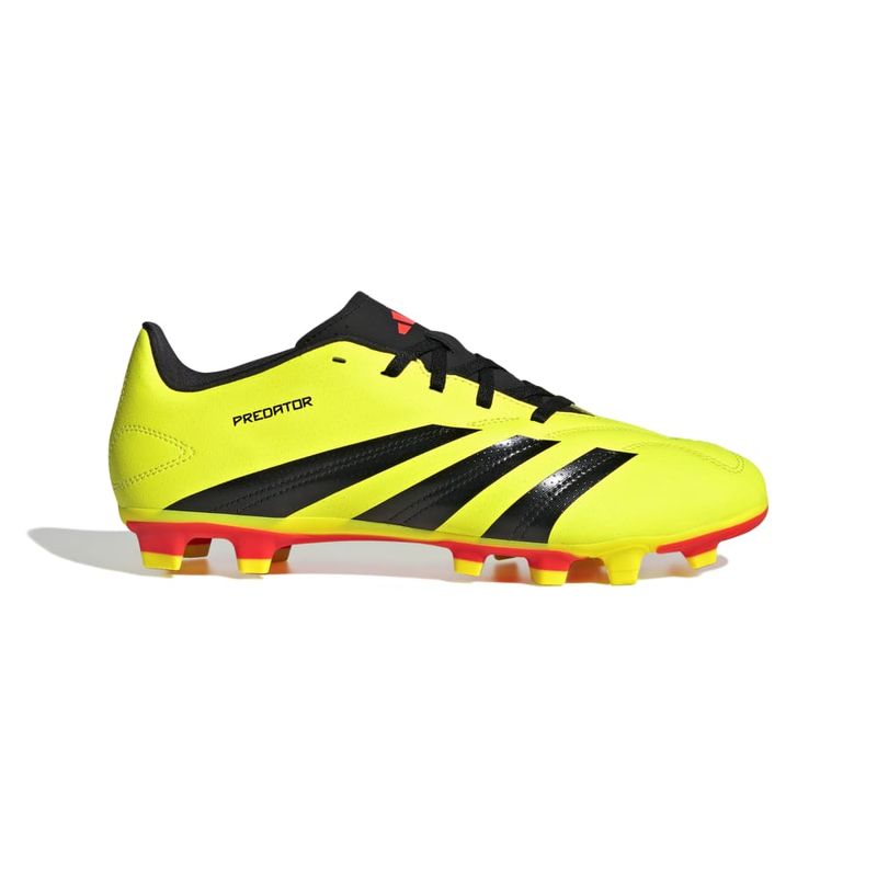 Guayos-adidas-para-hombre-Predator-Club-Fxg-para-futbol-color-amarillo.-Lateral-Externa-Derecha