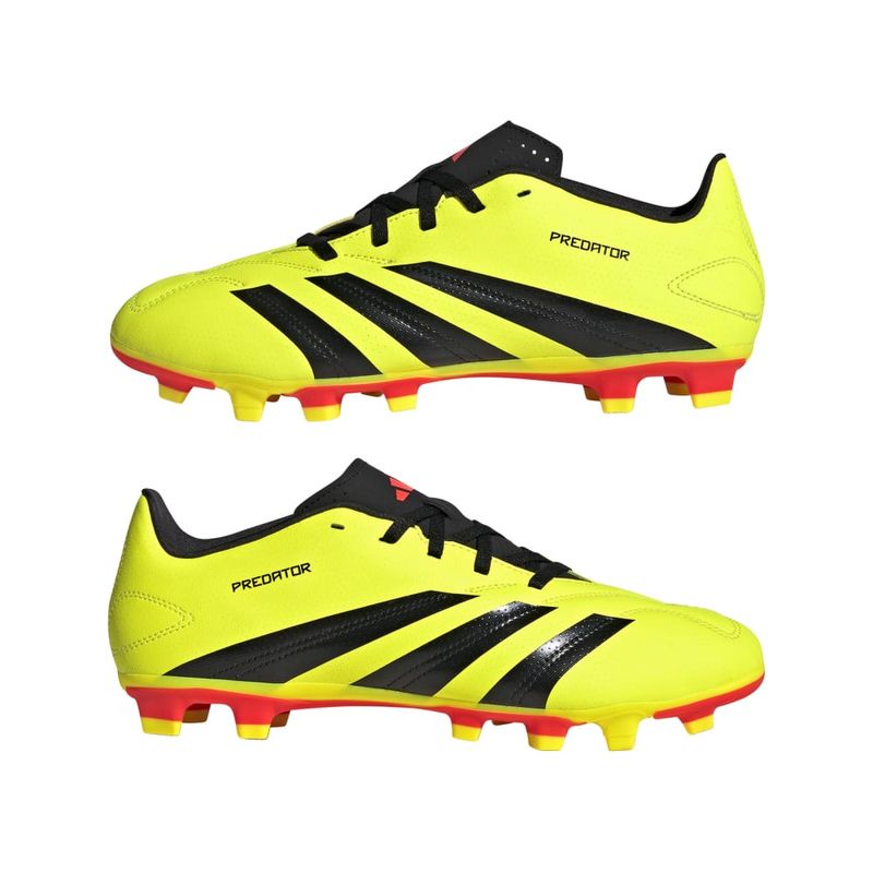 Guayos-adidas-para-hombre-Predator-Club-Fxg-para-futbol-color-amarillo.-Par-Alineados