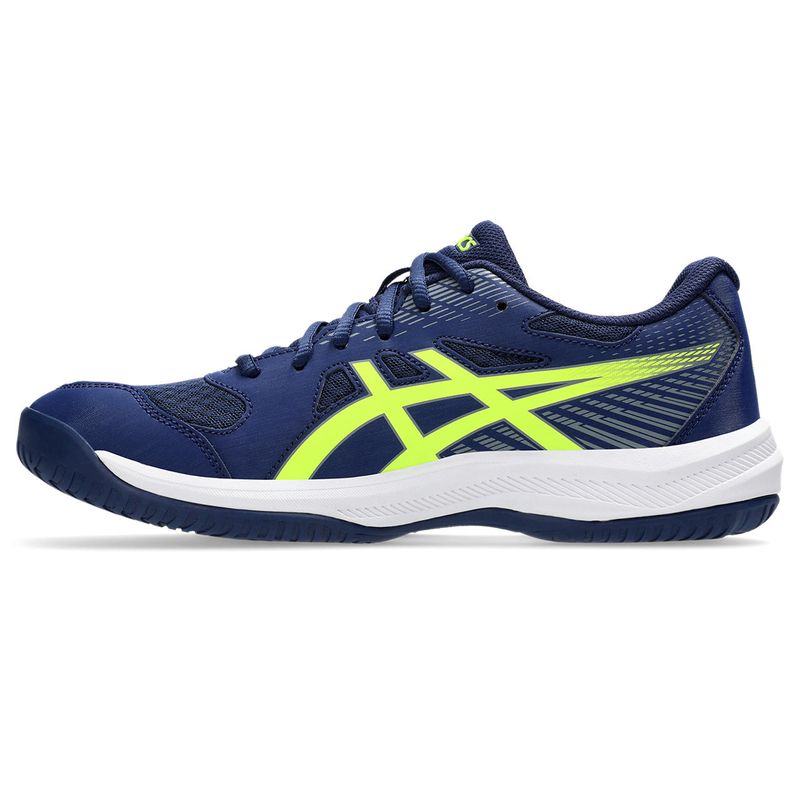 Tenis-asics-para-hombre-Upcourt-6-para-indoor-color-azul.-Lateral-Externa-Izquierda