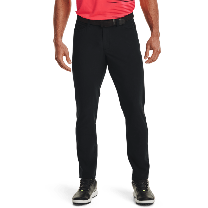 Pantalon-under-armour-para-hombre-Drive-5-Pocket-Pant-para-golf-color-negro.-Frente-Sin-Modelo