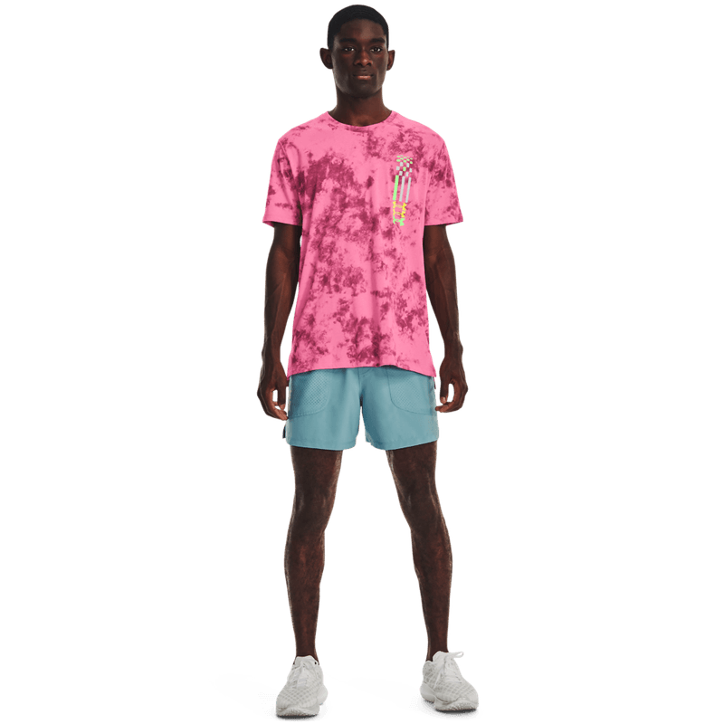 Camiseta-Manga-Corta-under-armour-para-hombre-Ua-Run-Anywhere-Ss-T-para-correr-color-rosado.-Outfit-Completo