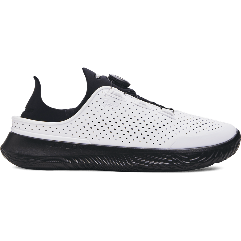 Tenis-under-armour-para-hombre-Ua-Slipspeed-Trainer-Syn-para-entrenamiento-color-blanco.-Lateral-Externa-Derecha