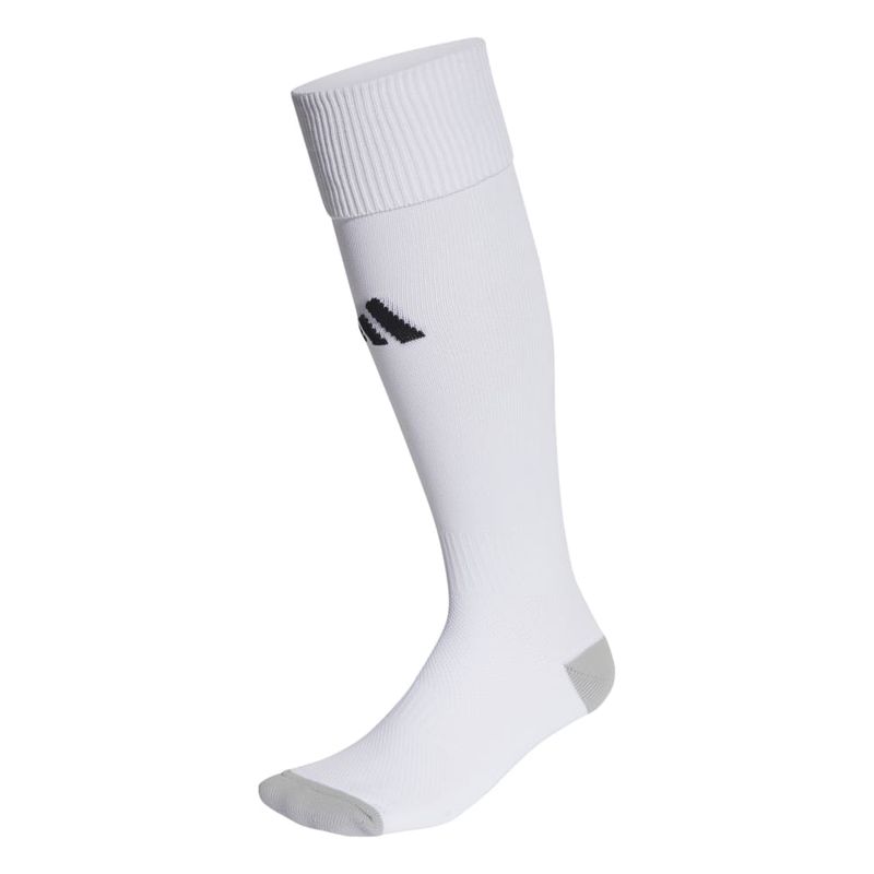 Medias-adidas-para-hombre-Milano-23-Sock-para-futbol-color-blanco.-Frente