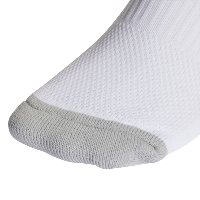 Medias-adidas-para-hombre-Milano-23-Sock-para-futbol-color-blanco.-Detalle-1