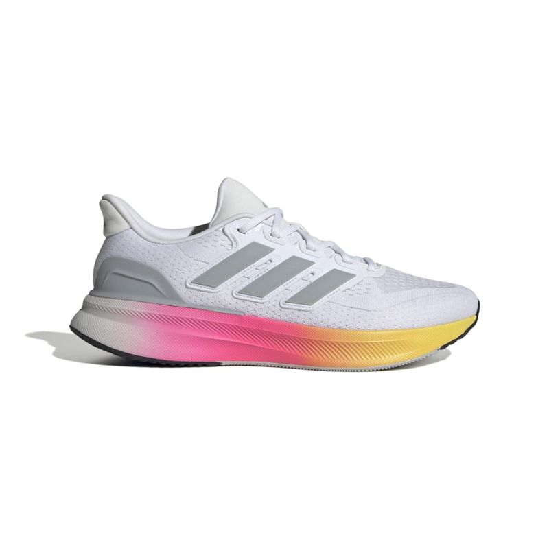 Tenis-adidas-para-hombre-Runfalcon--5-para-correr-color-blanco.-Lateral-Externa-Derecha