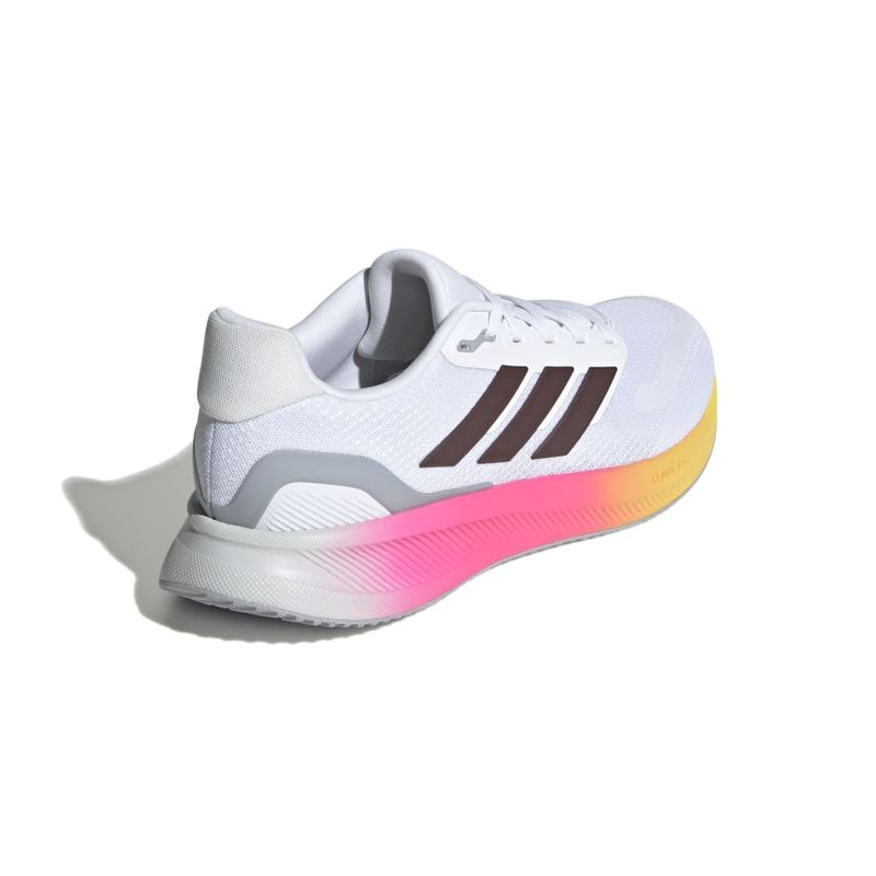 Tenis-adidas-para-hombre-Runfalcon-5-para-correr-color-blanco.-Talon