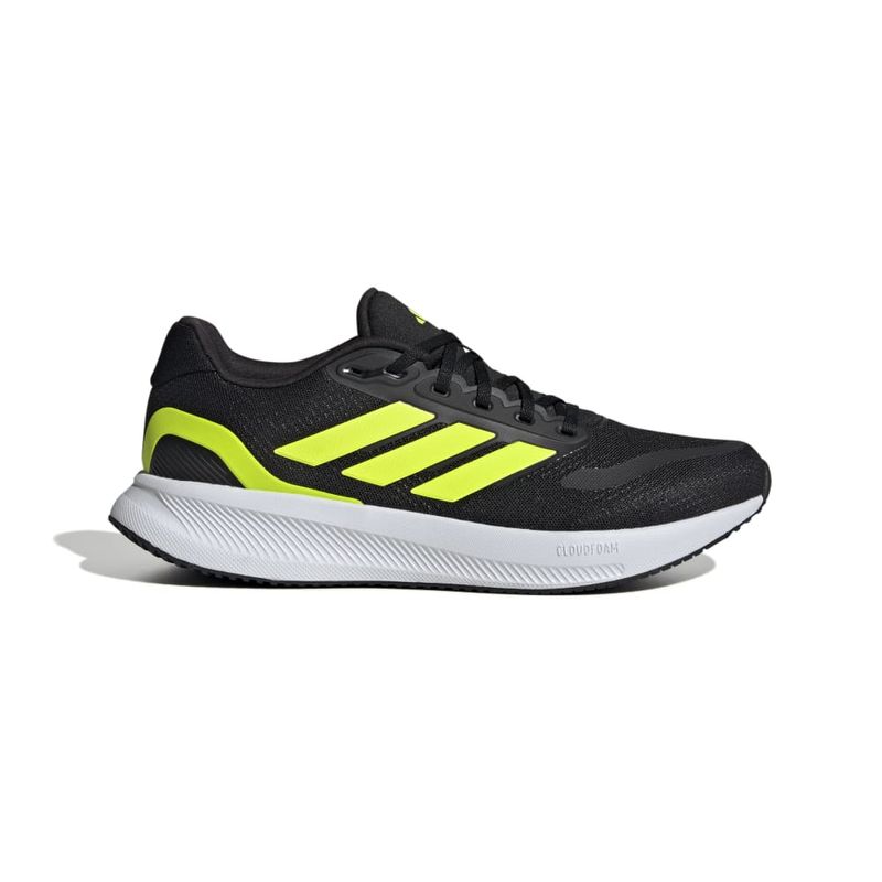 Tenis-adidas-para-hombre-Runfalcon-5-para-correr-color-negro.-Lateral-Externa-Derecha