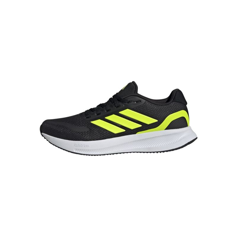 Tenis-adidas-para-hombre-Runfalcon-5-para-correr-color-negro.-Lateral-Interna-Izquierda