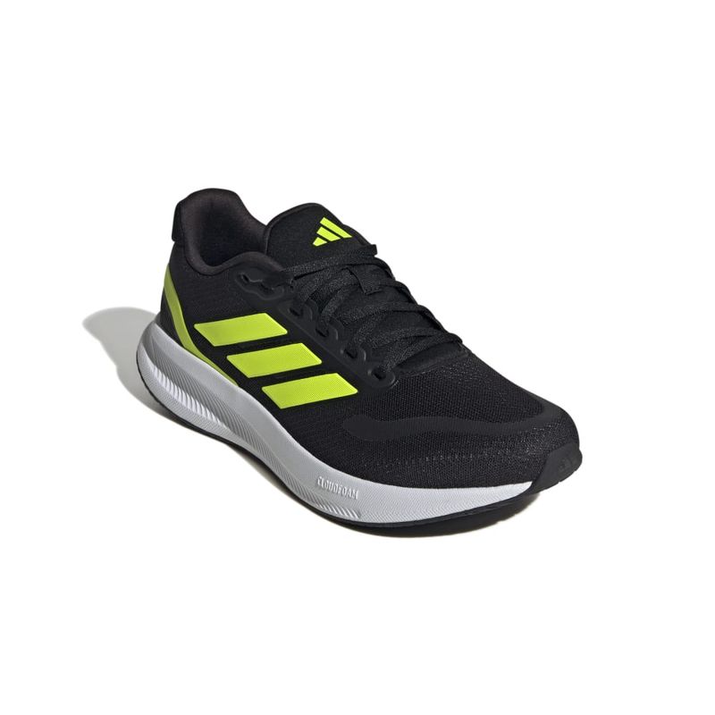 Tenis-adidas-para-hombre-Runfalcon-5-para-correr-color-negro.-Par-Alineados
