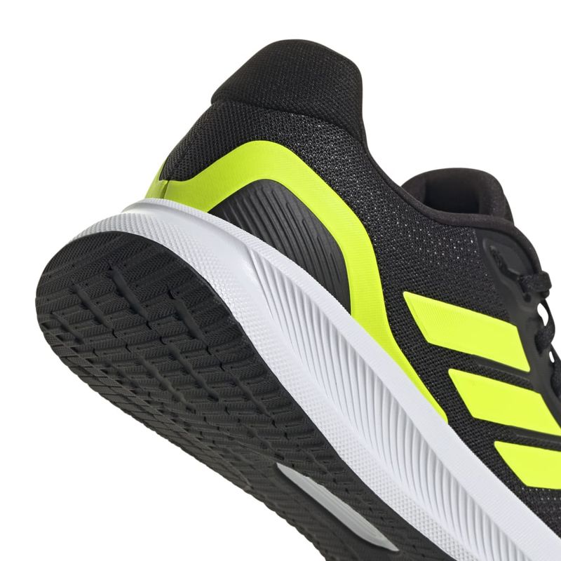 Tenis-adidas-para-hombre-Runfalcon-5-para-correr-color-negro.-Detalle-1