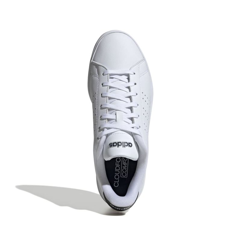 Tenis-adidas-para-hombre-Advantage-2.0-para-moda-color-blanco.-Capellada