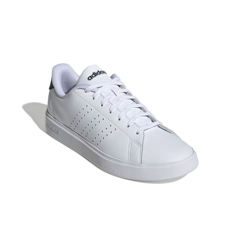 Tenis-adidas-para-hombre-Advantage-2.0-para-moda-color-blanco.-Par-Alineados