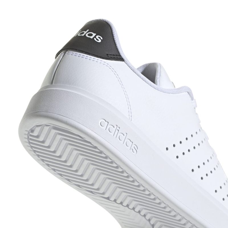 Tenis-adidas-para-hombre-Advantage-2.0-para-moda-color-blanco.-Detalle-1