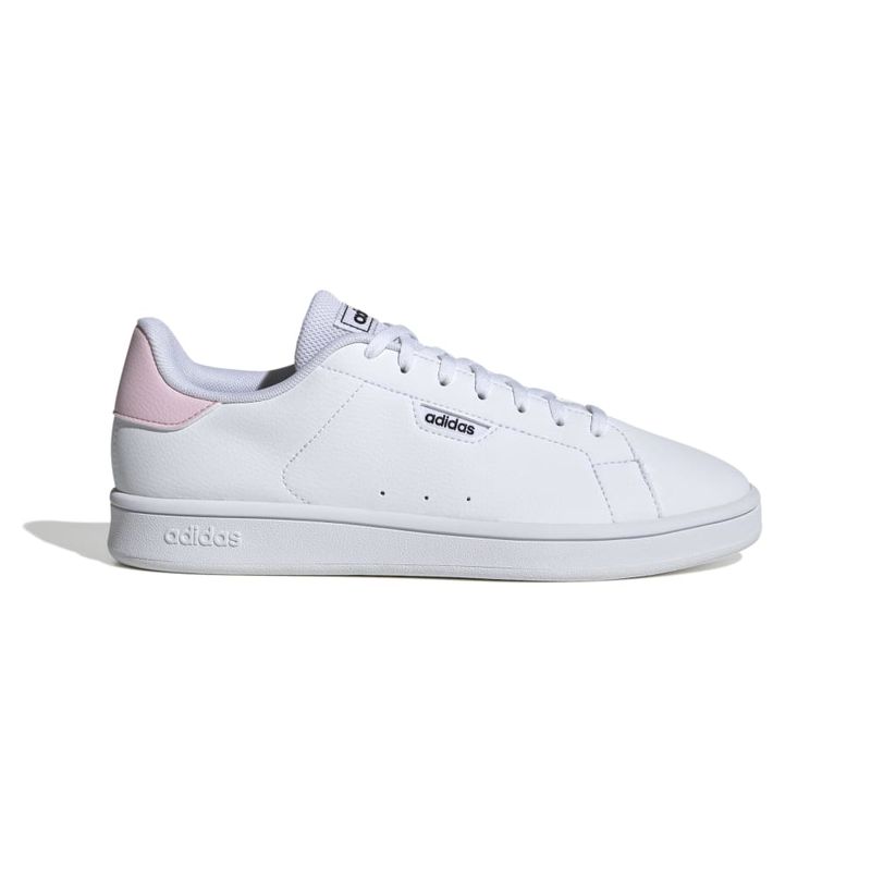 Tenis-adidas-para-mujer-Urban-Court-para-moda-color-blanco.-Lateral-Externa-Derecha