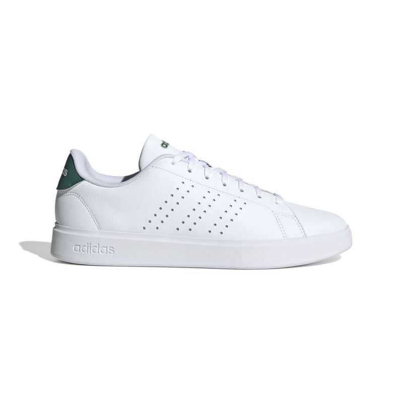 Tenis-adidas-para-hombre-Advantage-2.0-para-moda-color-blanco.-Lateral-Externa-Derecha