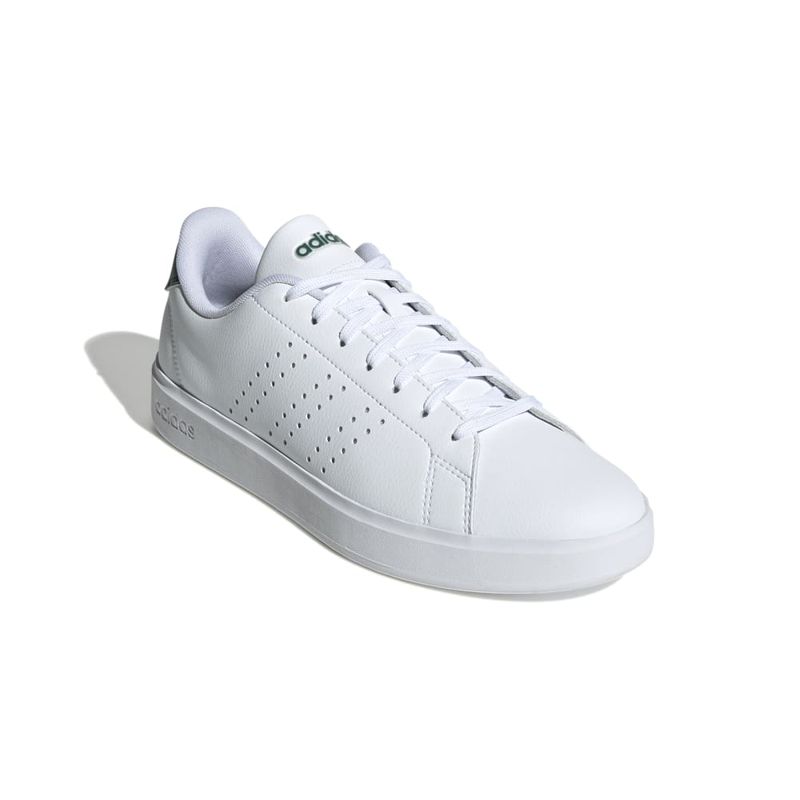 Tenis-adidas-para-hombre-Advantage-2.0-para-moda-color-blanco.-Par-Alineados