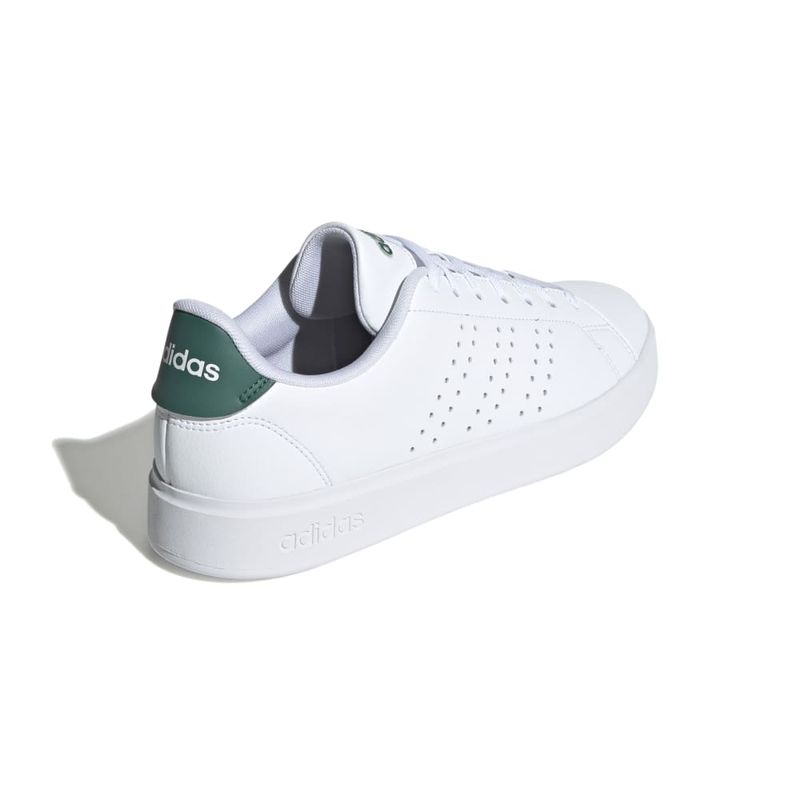 Tenis-adidas-para-hombre-Advantage-2.0-para-moda-color-blanco.-Talon