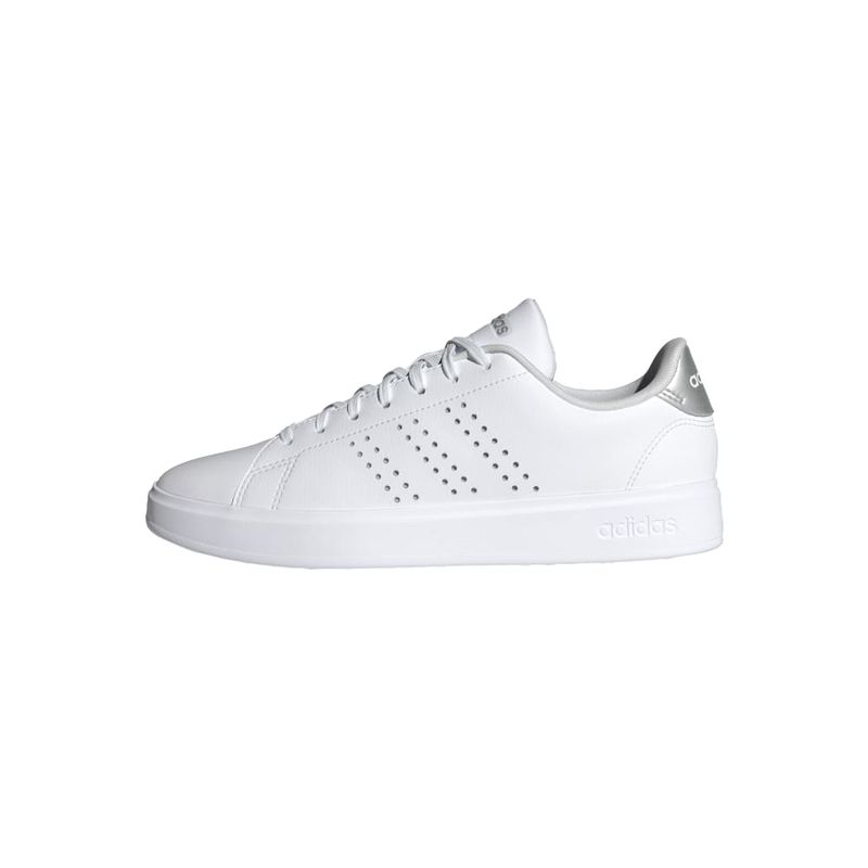 Tenis-adidas-para-mujer-Advantage-2.0-para-moda-color-blanco.-Lateral-Interna-Izquierda
