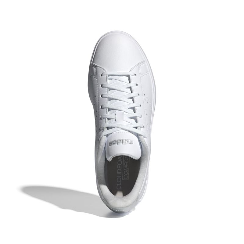 Tenis-adidas-para-mujer-Advantage-2.0-para-moda-color-blanco.-Capellada