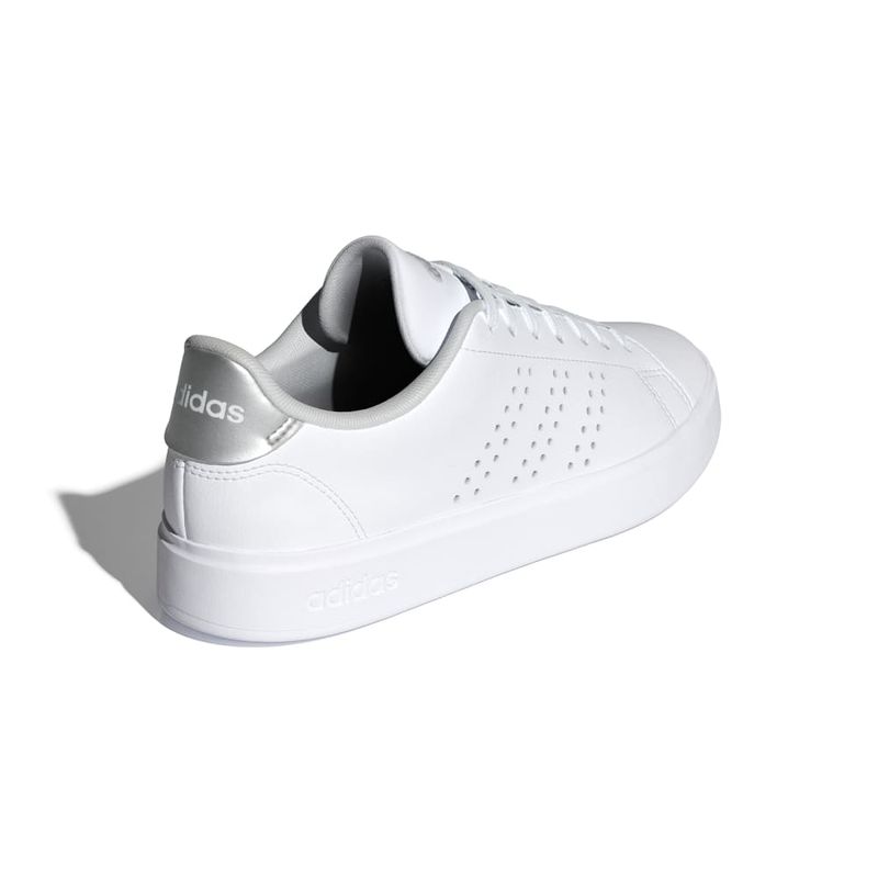 Tenis-adidas-para-mujer-Advantage-2.0-para-moda-color-blanco.-Talon