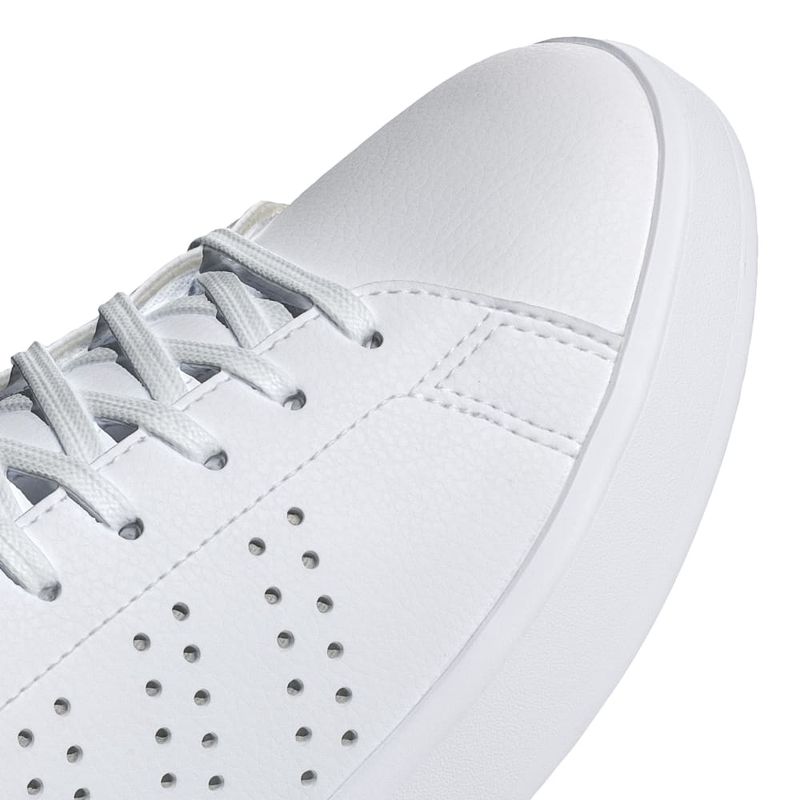 Tenis-adidas-para-mujer-Advantage-2.0-para-moda-color-blanco.-Detalle-1